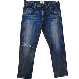 AGOLDE Jeans Isabel Slim Fit Boyfriend Starwood Slightly Distressed sz 29 ankle